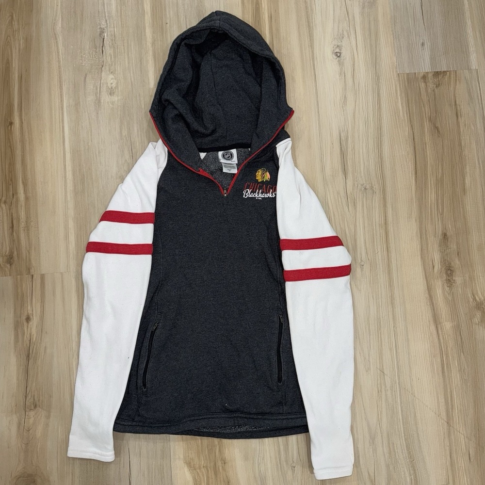 Chicago Blackhawks Hoodie Women's Size Small S NHL Hockey Official Licensed
